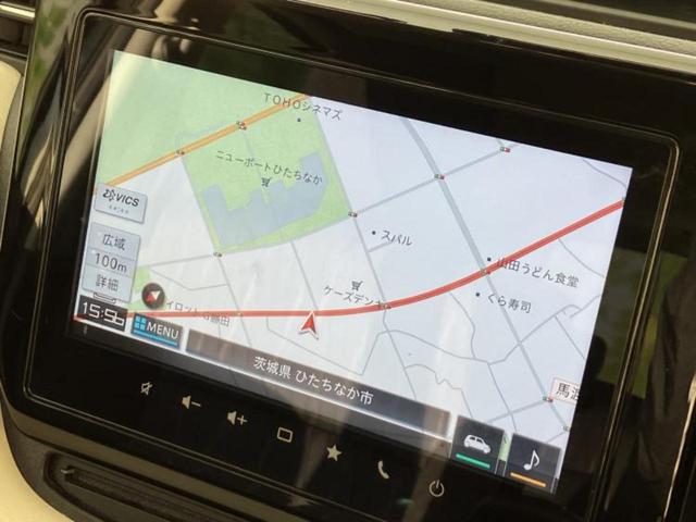 ソリオ ハイブリッドMZ 新品タイヤ/保証書/純正 8インチ SDナビ/衝突安全装置/両側電動スライドドア/シートヒーター 前席/全方位モニター/車線逸脱防止支援システム/ドライブレコーダー 前後/ヘッドランプ LED 禁煙車(10枚目)