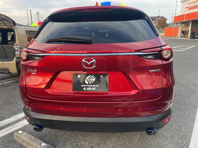 CX-8 XD Lパッケージ ワンオーナー サンルーフ 革シート キーレス フルセグ ナビ&TV 19アルミホイール 乗車定員7人 ディーゼル エアバッグ オートマ フル装備 ETC バックカメラ スマートキー(3枚目)