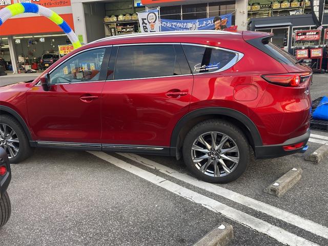 CX-8 XD Lパッケージ ワンオーナー サンルーフ 革シート キーレス フルセグ ナビ&TV 19アルミホイール 乗車定員7人 ディーゼル エアバッグ オートマ フル装備 ETC バックカメラ スマートキー(5枚目)