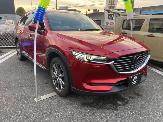 CX-8 XD Lパッケージ ワンオーナー サンルーフ 革シート キーレス フルセグ ナビ&TV 19アルミホイール 乗車定員7人 ディーゼル エアバッグ オートマ フル装備 ETC バックカメラ スマートキー(6枚目)