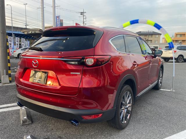 CX-8 XD Lパッケージ ワンオーナー サンルーフ 革シート キーレス フルセグ ナビ&TV 19アルミホイール 乗車定員7人 ディーゼル エアバッグ オートマ フル装備 ETC バックカメラ スマートキー(8枚目)