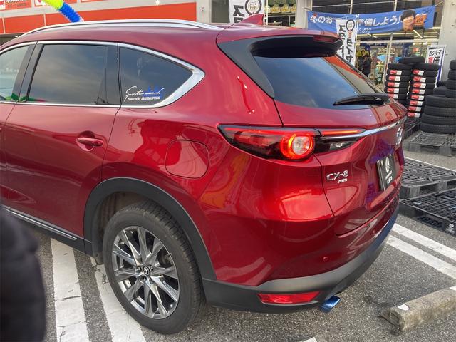 CX-8 XD Lパッケージ ワンオーナー サンルーフ 革シート キーレス フルセグ ナビ&TV 19アルミホイール 乗車定員7人 ディーゼル エアバッグ オートマ フル装備 ETC バックカメラ スマートキー(9枚目)