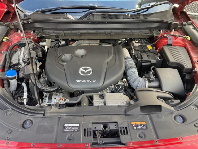 CX-8 XD Lパッケージ ワンオーナー サンルーフ 革シート キーレス フルセグ ナビ&TV 19アルミホイール 乗車定員7人 ディーゼル エアバッグ オートマ フル装備 ETC バックカメラ スマートキー(17枚目)