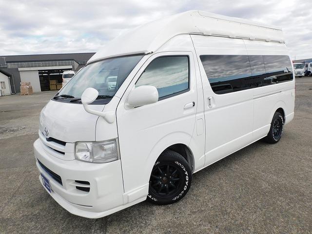 キャンピングカー S&H製 オリジナルキャンパー 2700ccガソリン ポップアップルーフ 窓埋め 9名乗車4名就寝 リアラダー シンク アウターシャワー ツインサブBT 1500Wインバーター(22枚目)