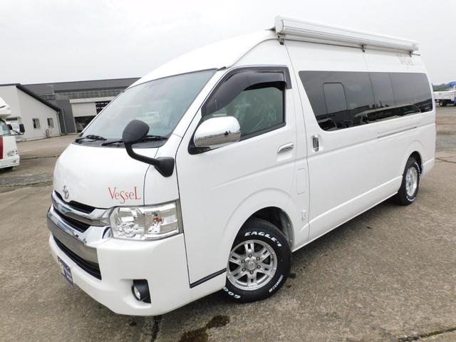 キャンピングカー ビークル ベッセルJ 2700ccガソリン 9名乗車5名就寝 シンク 冷蔵庫 リアクーラー・ヒーター リアスピーカー ツインサブBT 走行充電 350Wインバーター サイドオーニング(56枚目)