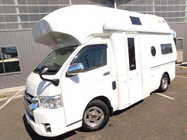キャンピングカー カトーモーター DD 2700ccガソリン 冷蔵庫 FFヒーター ツインサブBT 外部電源・充電器 3000Wインバーター マックスファン サイドオーニング レカロシート2脚 スタビ(21枚目)