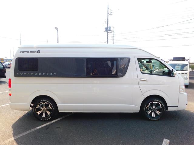 キャンピングカー トイファクトリー製 トイズボックス540 出窓 2700cc 5名乗車5名就寝 FFヒーター 冷蔵庫 テレビ マックスファン サイドオーニング ツインサブバッテリー 外部電源・充電器(24枚目)