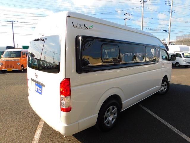 キャンピングカー ナッツRV リーク 2700cc 7名乗車5名就寝 8ナンバーキャンピング登録 シンク 冷蔵庫 FFヒーター 19型テレビ サブバッテリー 外部電源・充電器 400Wインバーター(19枚目)