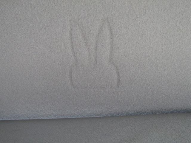 サンバイザーを下げればココにもウサギさんが出てきます！！