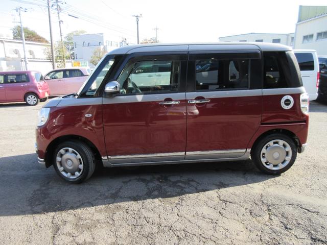 ムーヴキャンバス Gメイクアップ SAII ナビ 地デジフルセグ Bluetooth バックカメラ ブレーキサポート LEDヘッドライト LEDフォグライト 両側電動スライドドア オートエアコン プッシュスタート スマートキー 雹害(5枚目)