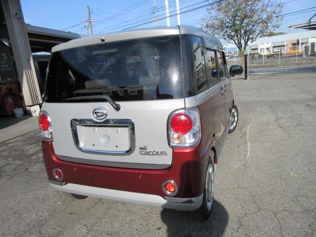 ムーヴキャンバス Gメイクアップ SAII ナビ 地デジフルセグ Bluetooth バックカメラ ブレーキサポート LEDヘッドライト LEDフォグライト 両側電動スライドドア オートエアコン プッシュスタート スマートキー 雹害(8枚目)