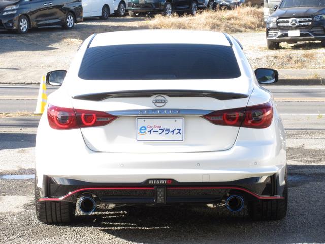 スカイライン ニスモ　ＮＩＳＭＯＬＭＧＴ４アルミ／ＮＩＳＭＯスポーツリセッティング２／ＬＳＤ／ドアインナープロテクター／サンルーフ／ＢＯＳＥサウンド／ＲＳＲダウンサス／柿本マフラー／地デジ／全方位カメラ／本革シート（10枚目）