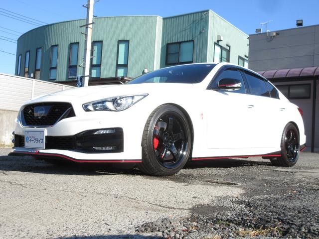 スカイライン ニスモ　ＮＩＳＭＯＬＭＧＴ４アルミ／ＮＩＳＭＯスポーツリセッティング２／ＬＳＤ／ドアインナープロテクター／サンルーフ／ＢＯＳＥサウンド／ＲＳＲダウンサス／柿本マフラー／地デジ／全方位カメラ／本革シート（19枚目）