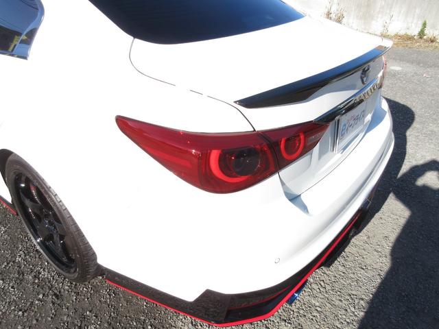 スカイライン ニスモ　ＮＩＳＭＯＬＭＧＴ４アルミ／ＮＩＳＭＯスポーツリセッティング２／ＬＳＤ／ドアインナープロテクター／サンルーフ／ＢＯＳＥサウンド／ＲＳＲダウンサス／柿本マフラー／地デジ／全方位カメラ／本革シート（26枚目）