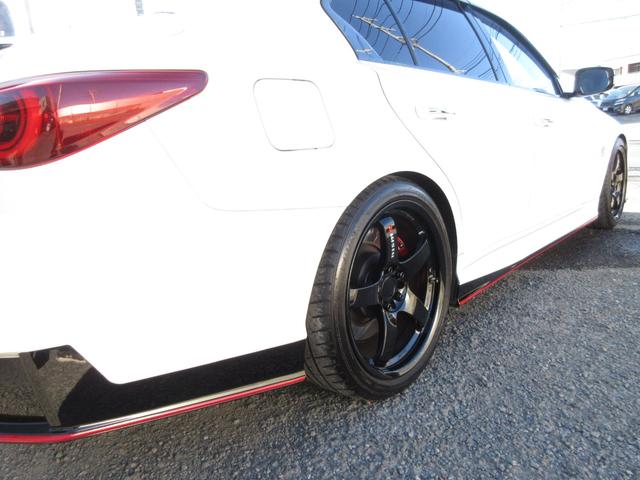 スカイライン ニスモ　ＮＩＳＭＯＬＭＧＴ４アルミ／ＮＩＳＭＯスポーツリセッティング２／ＬＳＤ／ドアインナープロテクター／サンルーフ／ＢＯＳＥサウンド／ＲＳＲダウンサス／柿本マフラー／地デジ／全方位カメラ／本革シート（31枚目）