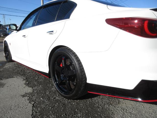 スカイライン ニスモ　ＮＩＳＭＯＬＭＧＴ４アルミ／ＮＩＳＭＯスポーツリセッティング２／ＬＳＤ／ドアインナープロテクター／サンルーフ／ＢＯＳＥサウンド／ＲＳＲダウンサス／柿本マフラー／地デジ／全方位カメラ／本革シート（32枚目）