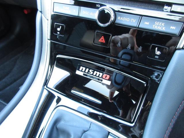 スカイライン ニスモ　ＮＩＳＭＯＬＭＧＴ４アルミ／ＮＩＳＭＯスポーツリセッティング２／ＬＳＤ／ドアインナープロテクター／サンルーフ／ＢＯＳＥサウンド／ＲＳＲダウンサス／柿本マフラー／地デジ／全方位カメラ／本革シート（61枚目）