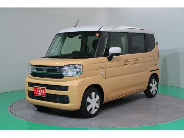 スペーシア HYBRID X 純正ナビ装着車 JAF!JAF!ダァー! 純正9インチナビ 全方位カメラ 後席両側電動スライドドア デュアルセンサーブレーキサポートII オートライト プッシュスタート シートヒーター オートエアコン 禁煙車 スズキセーフティーサポート(51枚目)