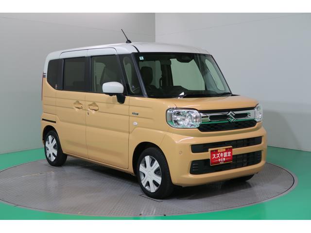 スペーシア HYBRID X 純正ナビ装着車 JAF!JAF!ダァー! 純正9インチナビ 全方位カメラ 後席両側電動スライドドア デュアルセンサーブレーキサポートII オートライト プッシュスタート シートヒーター オートエアコン 禁煙車 スズキセーフティーサポート(53枚目)