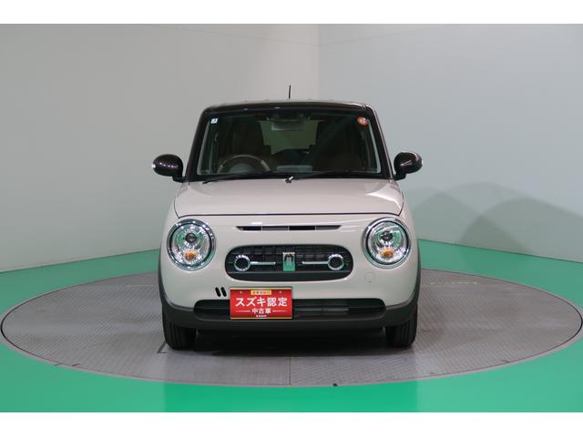 アルトラパンＬＣ ＬＣ　Ｘ　５型　ヒョウ災　フライングサンタクロースダァーッ！　雹災車　オーディオレス　デュアルカメラブレーキサポート　アイドリングストップ　オートライト　プッシュスタート　シートヒーター　オートエアコン　スズキセーフティーサポート　衝突被害軽減システム（46枚目）