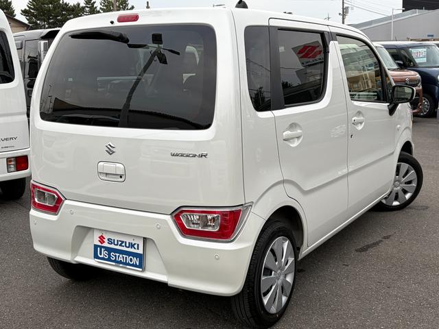 ワゴンR FX 4型 オーディオレス 衝突被害軽減S 霜月ダァーッ! オートライト プッシュスタート シートヒーター オートエアコン デュアルカメラブレーキサポート スズキセーフティーサポート 衝突被害軽減システム 横滑り防止機能 衝突安全ボディ 盗難防止システム(54枚目)