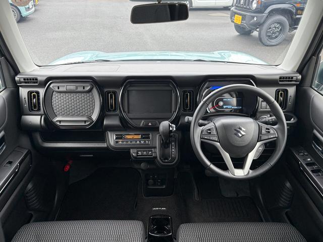 ハスラー ＨＹＢＲＩＤ　Ｘ　３型　２０２６初売り特選ダァーッ！　フルタイム４ＷＤ　オートライト　プッシュスタート　シートヒーター　オートエアコン　スズキセーフティーサポート　衝突被害軽減システム　アイドリングストップ　横滑り防止機能　盗難防止システム　元社用車（13枚目）