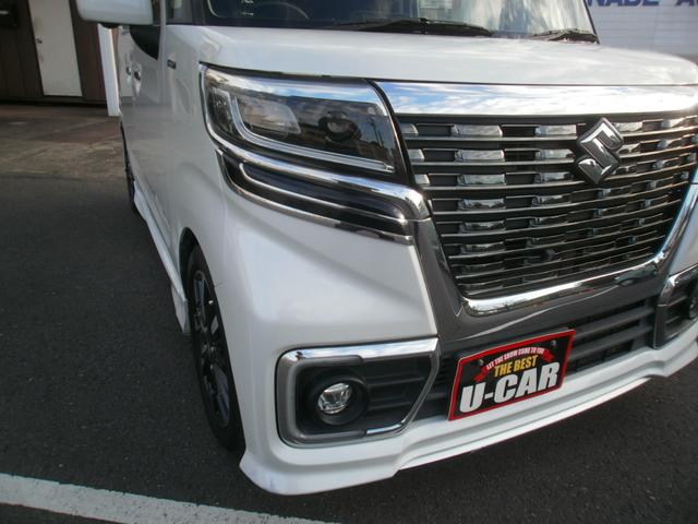 スペーシアカスタム ハイブリッドＸＳターボ　全周囲カメラ　８インチナビ　テレビ　Ｂカメラ　ＥＴＣ　両側パワスラ　ハーフレザーシート　シートヒーター　ローダウン（49枚目）