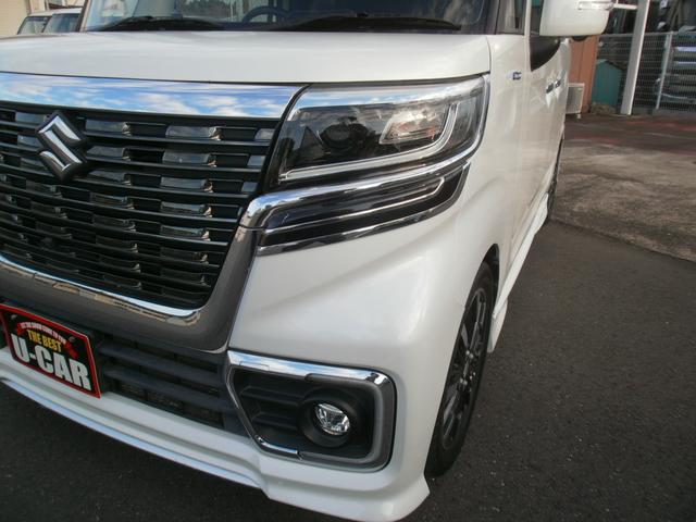 スペーシアカスタム ハイブリッドＸＳターボ　全周囲カメラ　８インチナビ　テレビ　Ｂカメラ　ＥＴＣ　両側パワスラ　ハーフレザーシート　シートヒーター　ローダウン（50枚目）