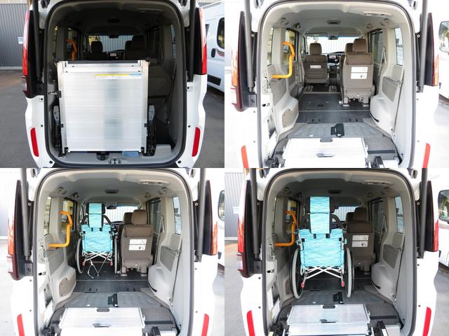 福祉車両 G車いす仕様車2&3列目車椅子2基固定 乗車計7名(5枚目)