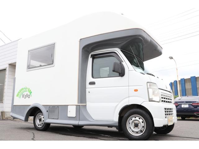 ワゴリー K380 4WD CDデッキ ミラー型バックカメラ 5速MT メインスイッチ BTメーター 各種スイッチ ツインサブ 500Wインバーター 12V/100V 照明 遮光カーテン 網戸 外部充電 走行充電 バックカメラ(27枚目)
