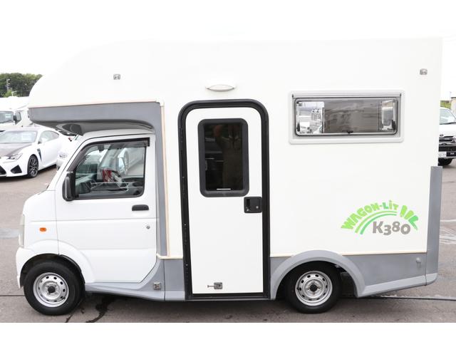 ワゴリー K380 4WD CDデッキ ミラー型バックカメラ 5速MT メインスイッチ BTメーター 各種スイッチ ツインサブ 500Wインバーター 12V/100V 照明 遮光カーテン 網戸 外部充電 走行充電 バックカメラ(30枚目)