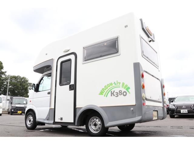 ワゴリー K380 4WD CDデッキ ミラー型バックカメラ 5速MT メインスイッチ BTメーター 各種スイッチ ツインサブ 500Wインバーター 12V/100V 照明 遮光カーテン 網戸 外部充電 走行充電 バックカメラ(31枚目)