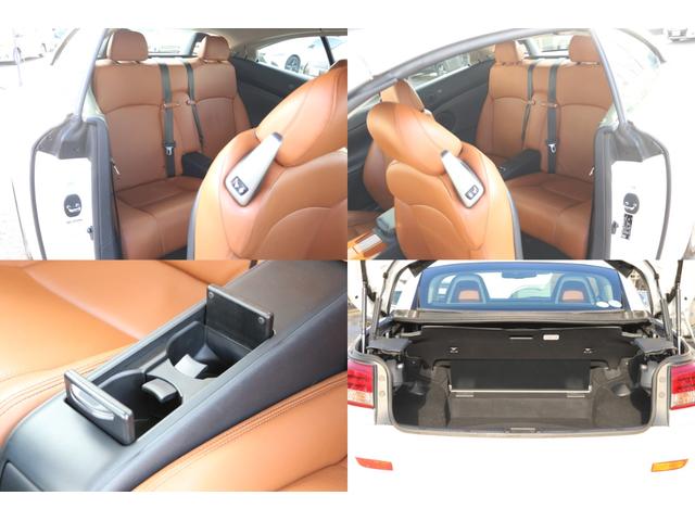 IS250C バージョンL 後期 禁煙車 純正HDDナビTV バックカメラ ETC 茶革エアシート ウッドコンビハンドル パドルシフト 純正18アルミ HIDライト クリアランスソナー(13枚目)