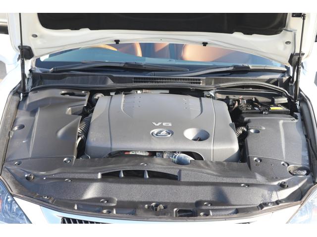 IS250C バージョンL 後期 禁煙車 純正HDDナビTV バックカメラ ETC 茶革エアシート ウッドコンビハンドル パドルシフト 純正18アルミ HIDライト クリアランスソナー(20枚目)
