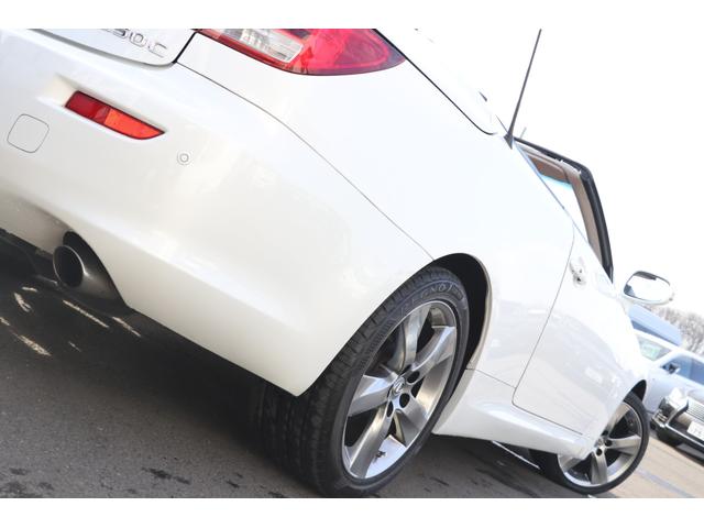 IS250C バージョンL 後期 禁煙車 純正HDDナビTV バックカメラ ETC 茶革エアシート ウッドコンビハンドル パドルシフト 純正18アルミ HIDライト クリアランスソナー(21枚目)