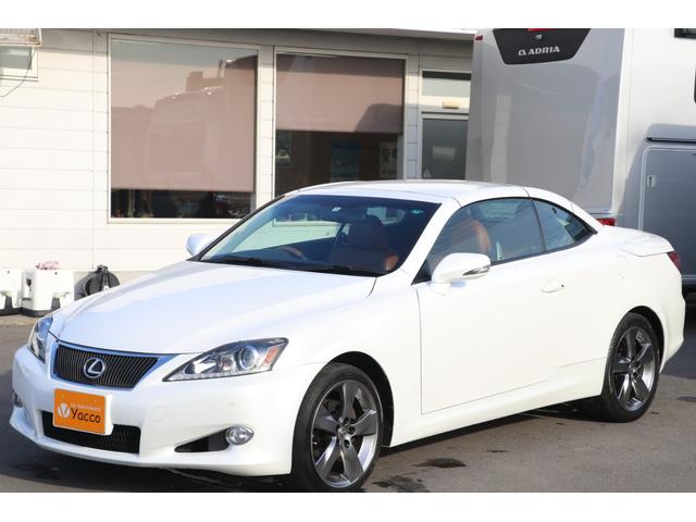 IS250C バージョンL 後期 禁煙車 純正HDDナビTV バックカメラ ETC 茶革エアシート ウッドコンビハンドル パドルシフト 純正18アルミ HIDライト クリアランスソナー(24枚目)
