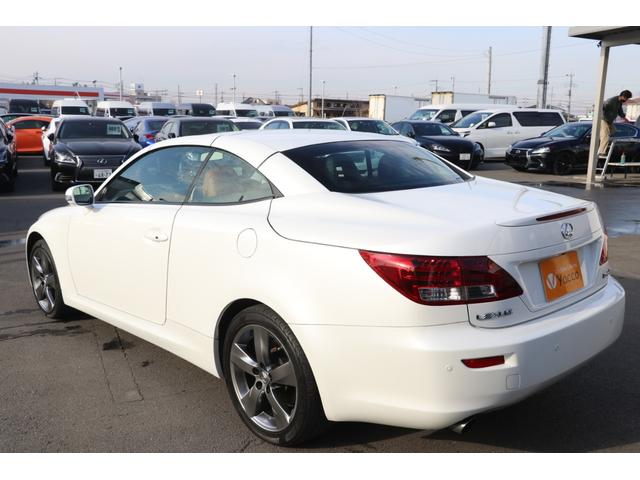 IS250C バージョンL 後期 禁煙車 純正HDDナビTV バックカメラ ETC 茶革エアシート ウッドコンビハンドル パドルシフト 純正18アルミ HIDライト クリアランスソナー(26枚目)