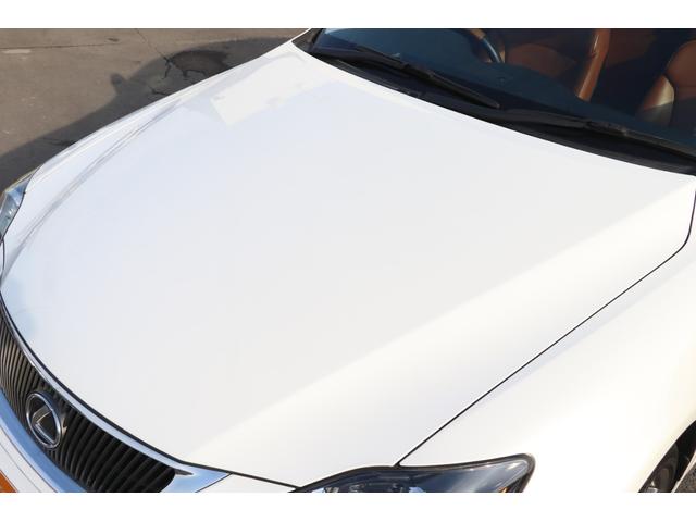 IS250C バージョンL 後期 禁煙車 純正HDDナビTV バックカメラ ETC 茶革エアシート ウッドコンビハンドル パドルシフト 純正18アルミ HIDライト クリアランスソナー(38枚目)