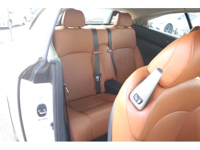 IS250C バージョンL 後期 禁煙車 純正HDDナビTV バックカメラ ETC 茶革エアシート ウッドコンビハンドル パドルシフト 純正18アルミ HIDライト クリアランスソナー(47枚目)