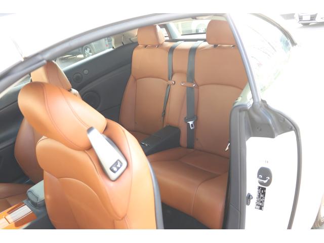 IS250C バージョンL 後期 禁煙車 純正HDDナビTV バックカメラ ETC 茶革エアシート ウッドコンビハンドル パドルシフト 純正18アルミ HIDライト クリアランスソナー(50枚目)