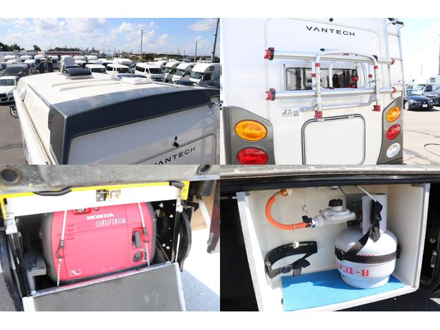 バンテック製 ジル520 4WD 1オーナー禁煙車 車庫保管 3サブ VOTRONIC 1500Wインバータ 後TV 家庭用AC FF MAXFAN シンクガスコンロ冷蔵庫電子レンジ トイレ シャワー 発電機 オーニング エアサス ランチョ足廻り スタビライザー(17枚目)
