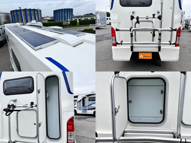 キャンパー厚木製　ＰＵＰＰＹ４８０　１オーナー　禁煙車　Ｂカメラ　３サブ　電圧計　１５００Ｗ　１２２Ｗインバーター　家庭用エアコン　ＦＦヒーター　ＭＡＸＦＡＮ　シンク　冷蔵庫　コンロ　電子レンジ　トイレ　ソーラー　ドッグライト　両電格ミラー(17枚目)