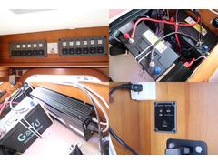 各種スイッチ　電圧計　ツインサブバッテリー　１５００Ｗインバーター　リモート付き 6