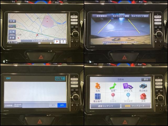 純正メモリーナビとバックカメラ付☆オーディオでドライブも好きな音楽を聴いて楽しめます。ＴＶ視聴も可能です☆