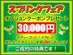 オプションクーポンプレゼント！ご成約のお客様へ３０．０００円のクーポンプレゼント！ガラスコーティング・ドラレコ全部ＧＥＴしましょう♪ 2