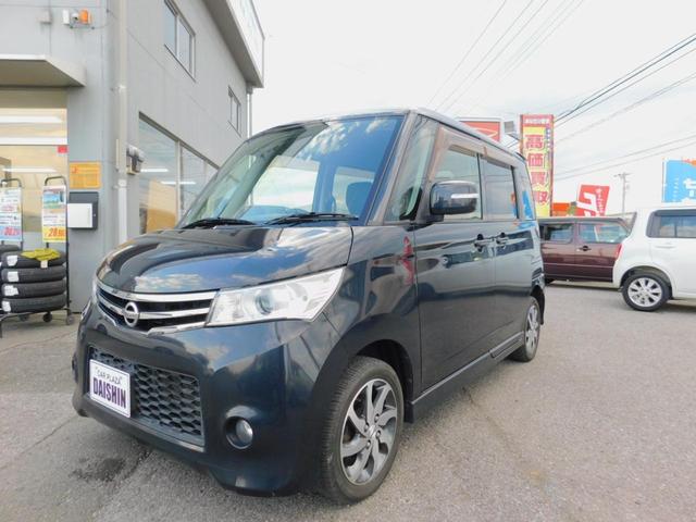 日産 ルークス ハイウェイスター 4WD HDDナビ 助手席側電動