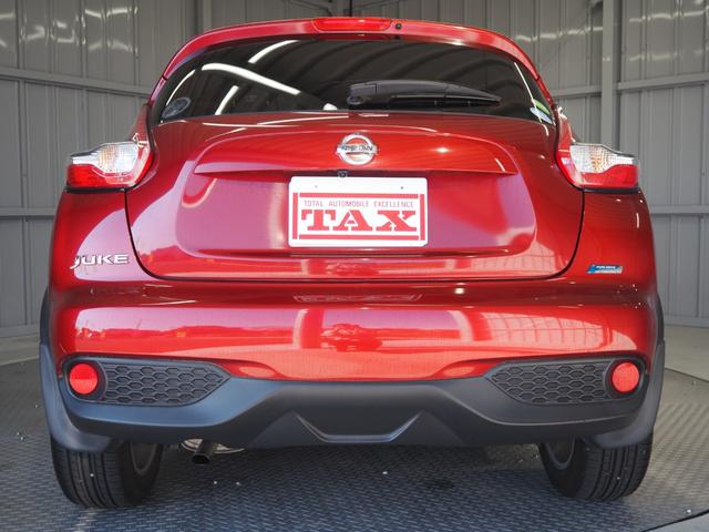 ジューク 15RX Vセレクション ワンオーナー 禁煙車 純正SDナビ バックカメラ CD BT DTV エマージェンシーブレーキ 車線逸脱警報 Aストップ スマートキー2個 純正17インチアルミ 保証書 取扱説明書(6枚目)