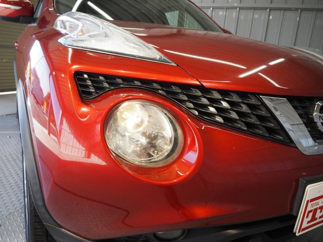 ジューク 15RX Vセレクション ワンオーナー 禁煙車 純正SDナビ バックカメラ CD BT DTV エマージェンシーブレーキ 車線逸脱警報 Aストップ スマートキー2個 純正17インチアルミ 保証書 取扱説明書(8枚目)