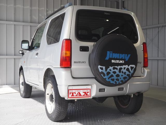ジムニー XC ルーフレール 背面タイヤ フェンダーミラー 純正16インチアルミ 社外オーディオ CD ターボ 4WD 取扱説明書(4枚目)