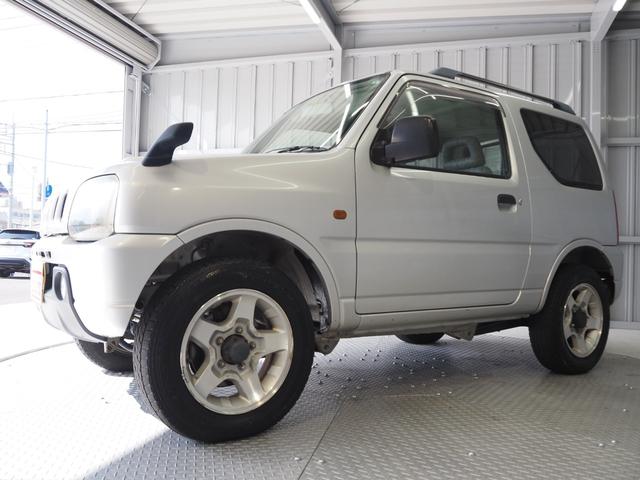 ジムニー XC ルーフレール 背面タイヤ フェンダーミラー 純正16インチアルミ 社外オーディオ CD ターボ 4WD 取扱説明書(43枚目)